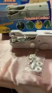 Portable Sewing Machine – Lightweight, Cordless & Easy to Use ✅ Spindles, Needles & Bobbins — ALL INCLUDED! photo review