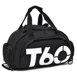 T60 PowerDuffel™ – Waterproof Sports, Gym & Travel Bag(Black | Grey)