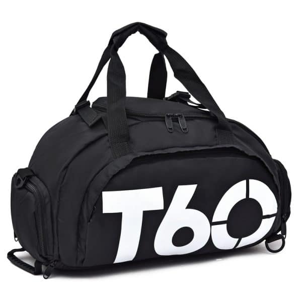 T60 PowerDuffel™ – Waterproof Sports, Gym & Travel Bag(Black | Grey)