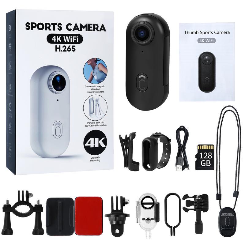 4K WiFi Sports Camera H88 – HD Action Cam with Night Vision & App Control + Free 32 GB SD Card🎁